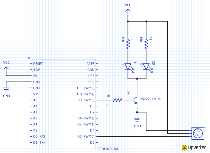 arduino pir triggered led circuit (steveduino phase 1)
