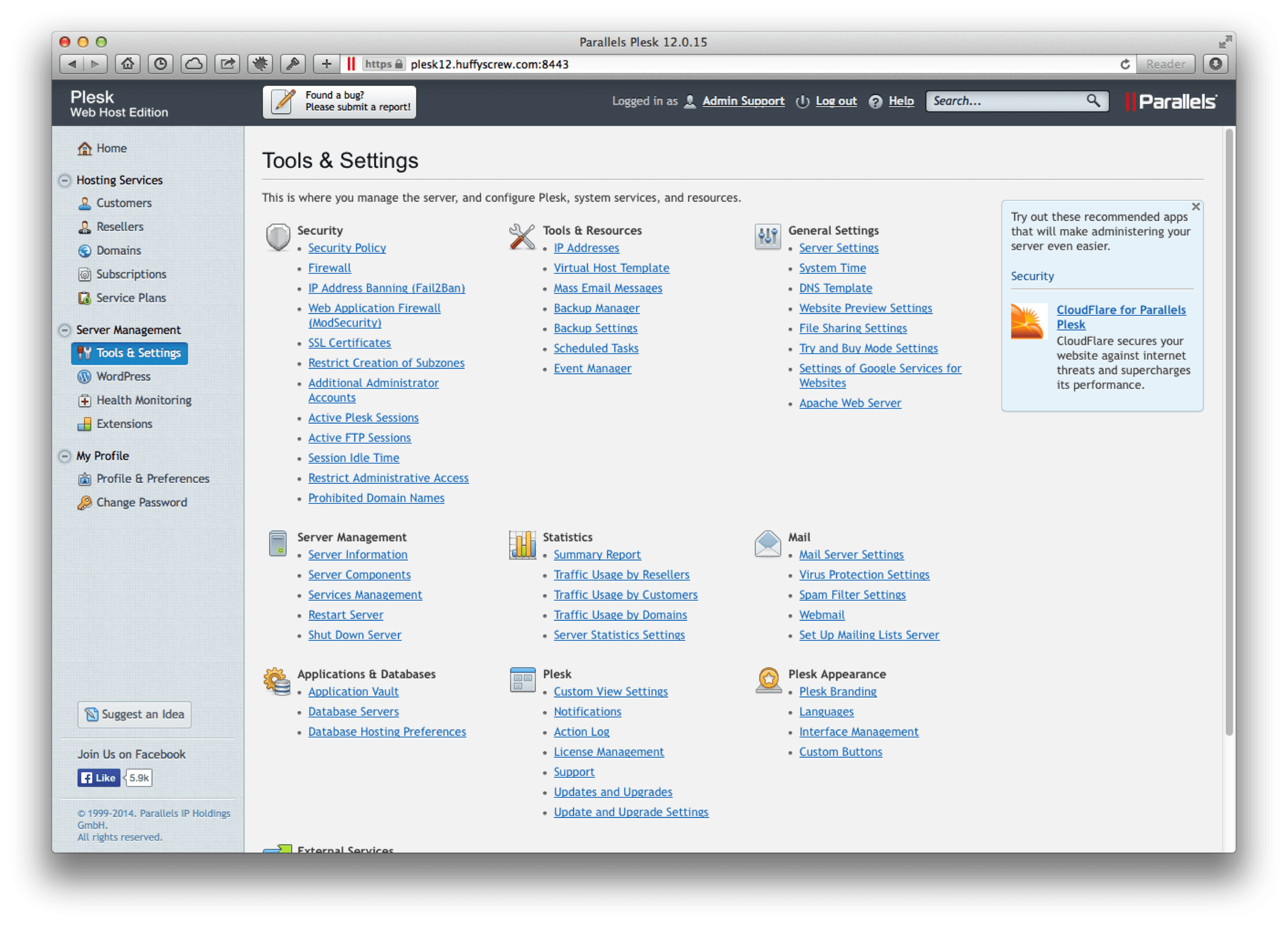 plesk 12 overview of new security features