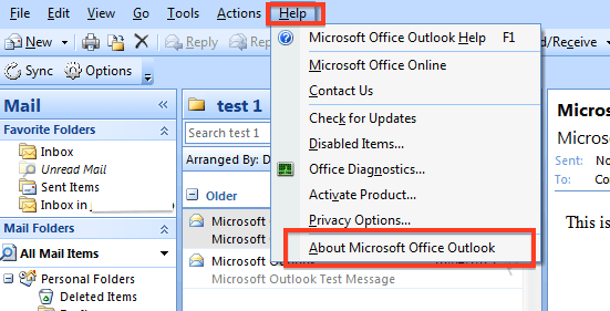 How to determine which version of Microsoft Outlook you are using • Conetix
