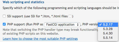 plesk 12 windows - change php version