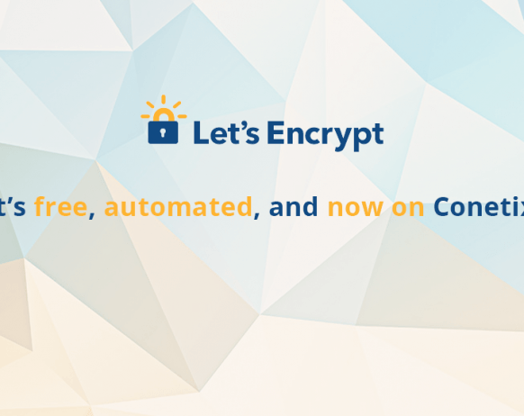 let's encrypt free certificates now available on all conetix hosting