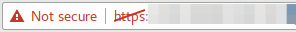 google chrome not secure https