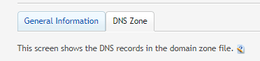 viewing dns records (zone file)