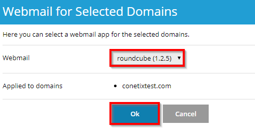 plesk onyx - enable webmail per hosting subscription