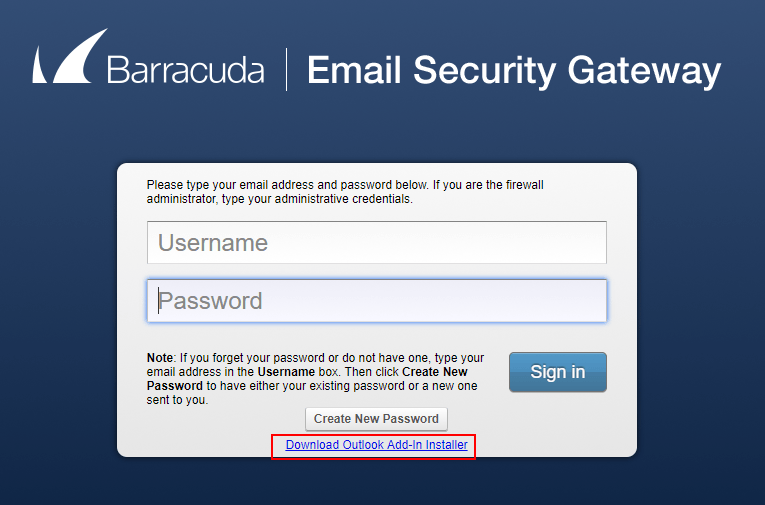 barracuda outlook add-on
