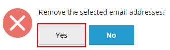 plesk obsidian delete an email account