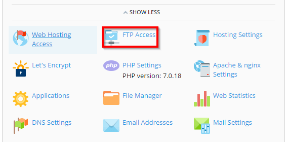 plesk onyx - how to add a new ftp account