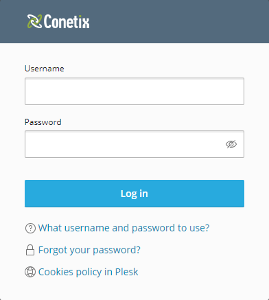logging into your plesk based virtual private server