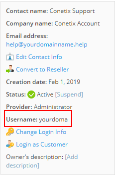 providing single subscription access in plesk