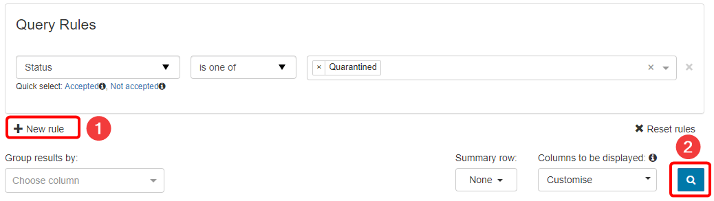 spamexperts - how to release quarantined messages
