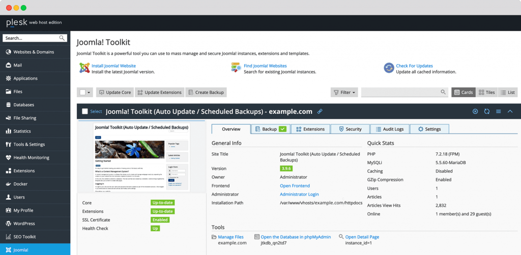 Joomla! Toolkit Run Image