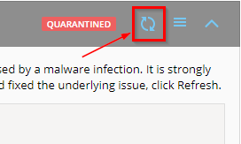 remove wordpress installation from quarantine