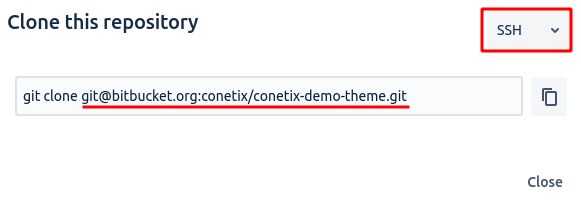 automatic git deployments via bitbucket to plesk based hosting