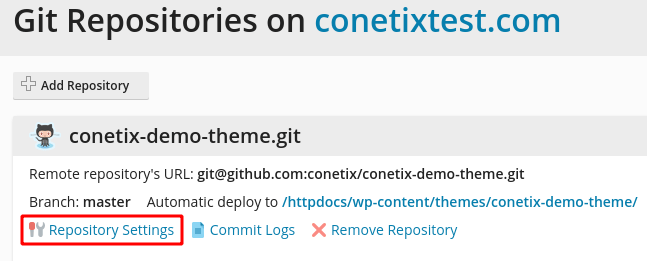 automatic git deployments via github to plesk based hosting
