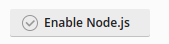 running a node.js application with plesk