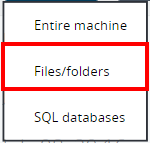 restoring files with acronis cloud