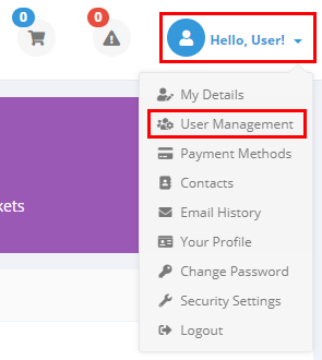 how to remove a user from your conetix account