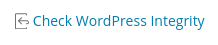 how to check and correct wordpress core integrity issues