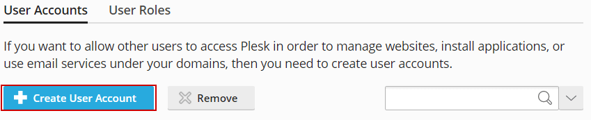 how to create a subscription user in plesk