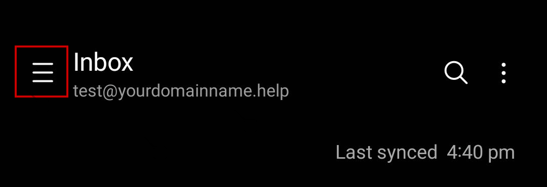 updating imap/pop email settings on the samsung email app