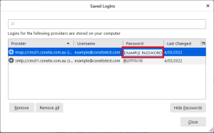 Change Email Account Settings in Thunderbird • Conetix