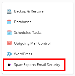spamexperts - how to login via plesk
