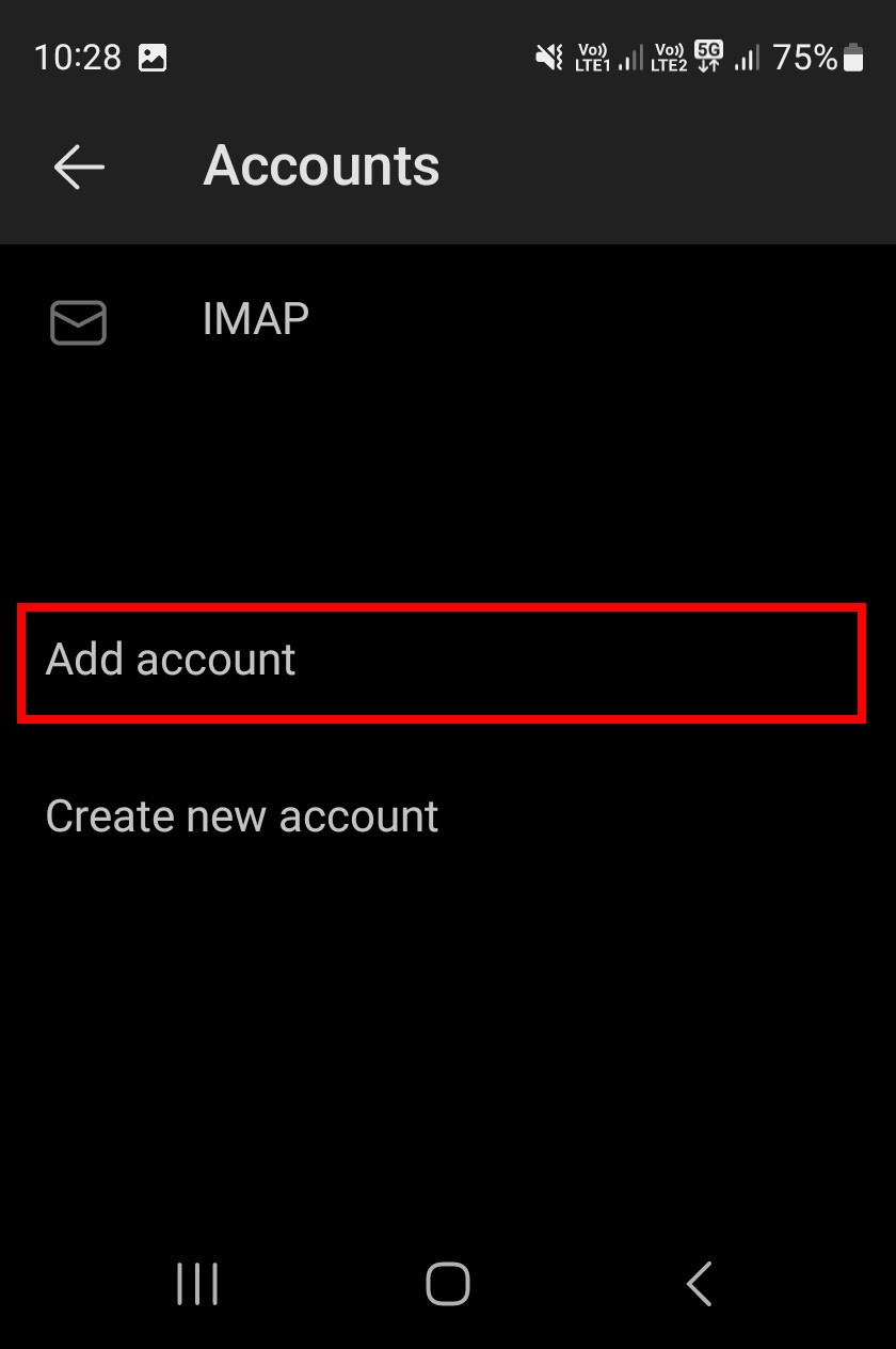 setup microsoft 365 account on the outlook app for android