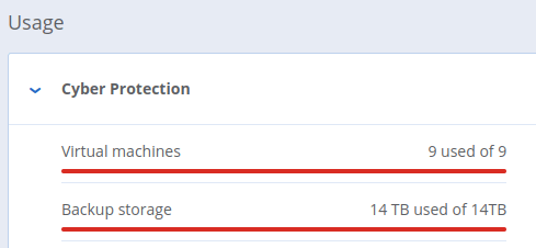 reviewing your acronis cloud backup storage