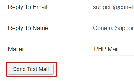 how to configure joomla mail settings