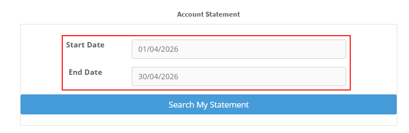 how to generate an account statement