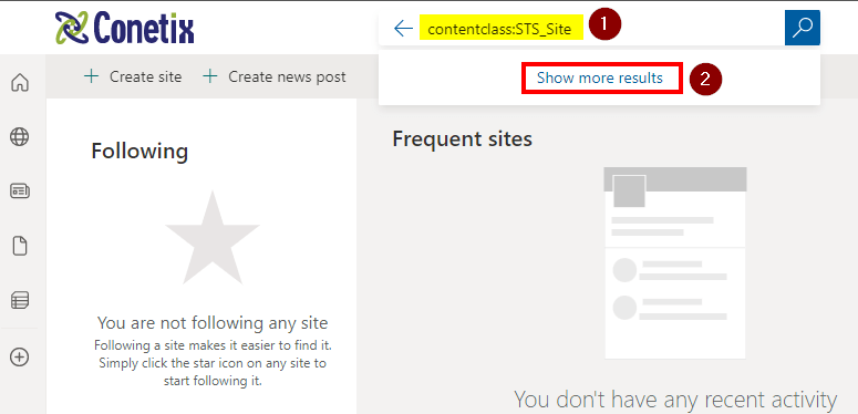 how to find your sharepoint sites