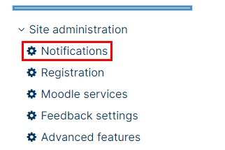 notifications button