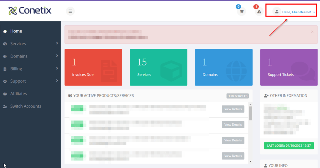 add and modify contacts on your conetix account