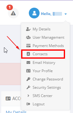 add and modify contacts on your conetix account