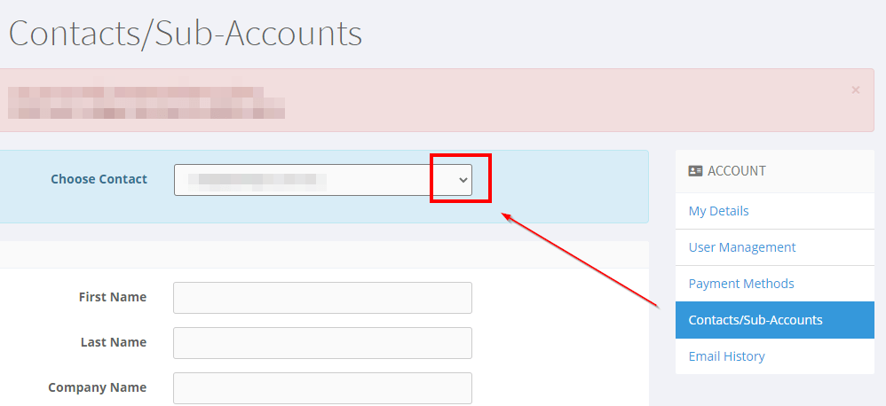 add and modify contacts on your conetix account