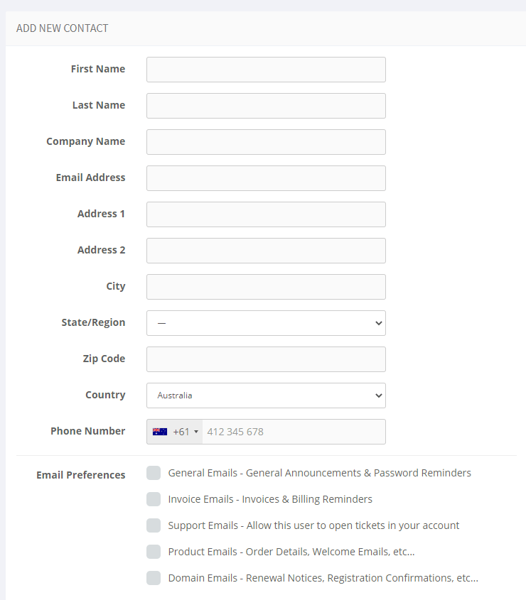 add and modify contacts on your conetix account
