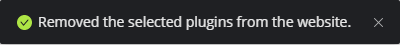 removing a plugin from wordpress using wp toolkit