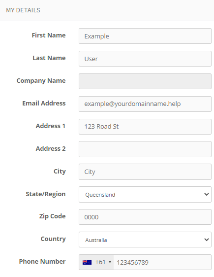 updating your conetix account profile details