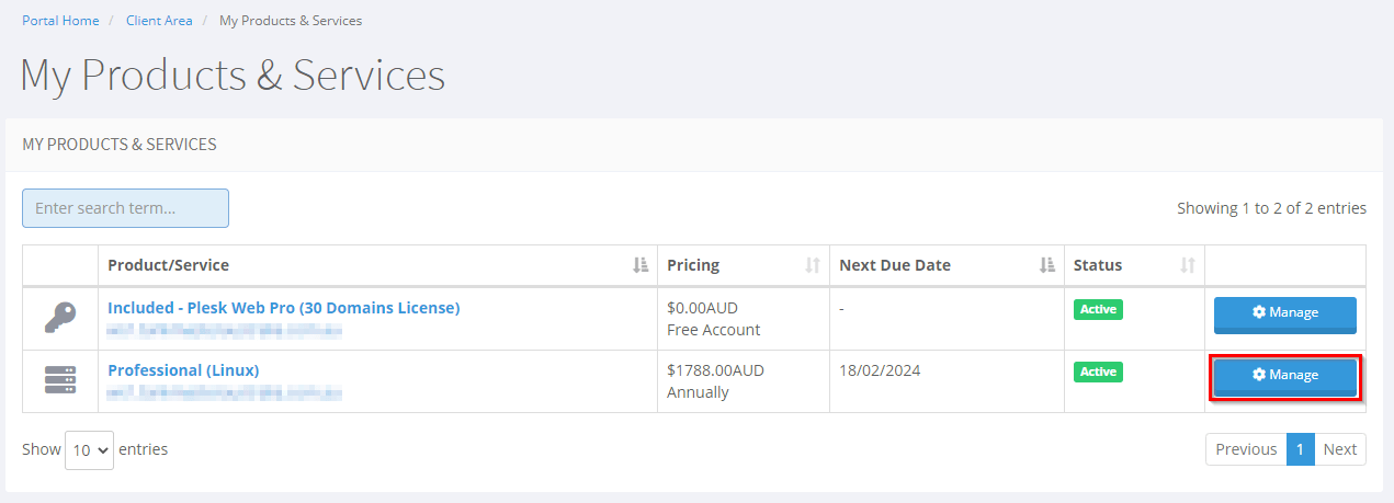 how to reboot your vps in the conetix console