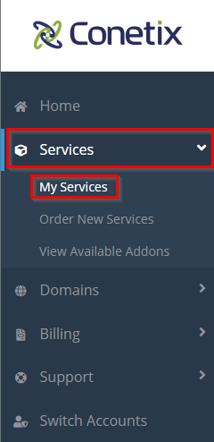 how to reboot your vps in the conetix console