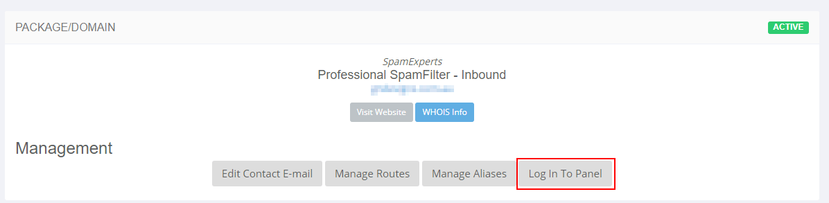 how to manage users in spamexperts