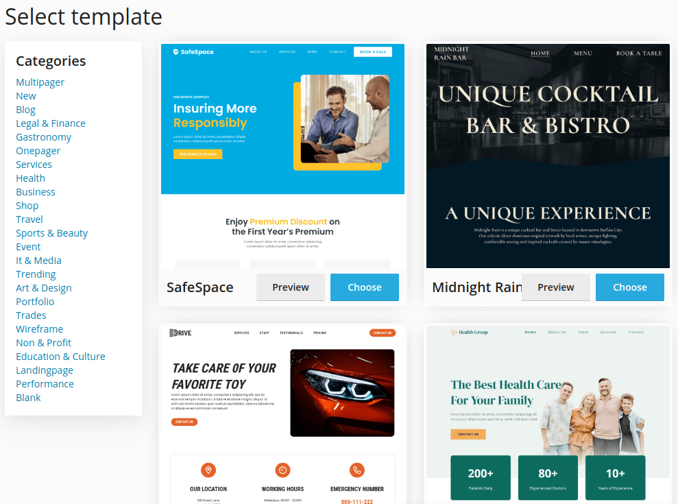 how to access sitejet builder via plesk