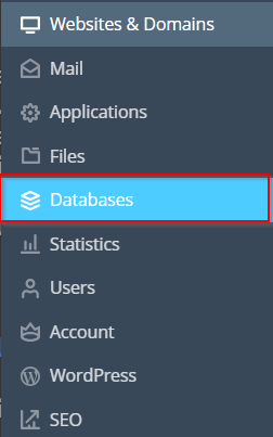 plesk obsidian – create and import a mssql database