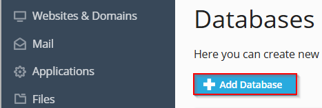 plesk obsidian – create and import a mssql database