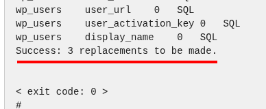 wp toolkit: wp-cli search and replace